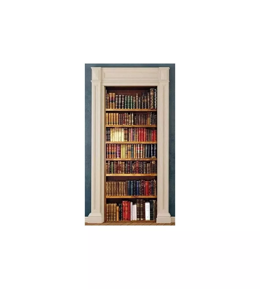 Rivestimento per porta libreria, 83x210 cm